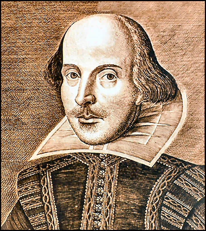 Porträt von William Shakespeare.