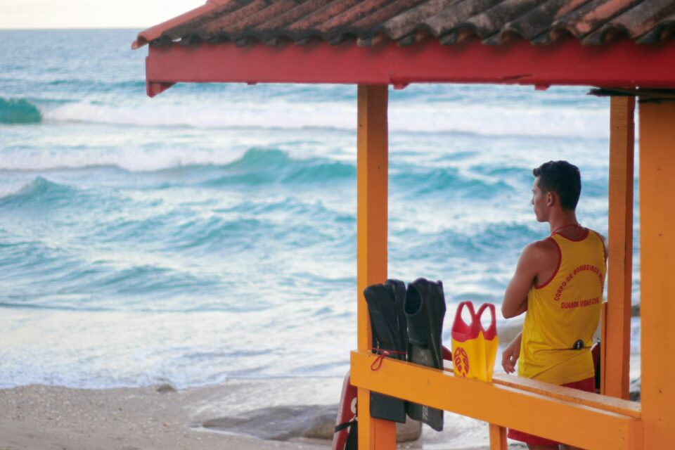 Lifeguard am Meer